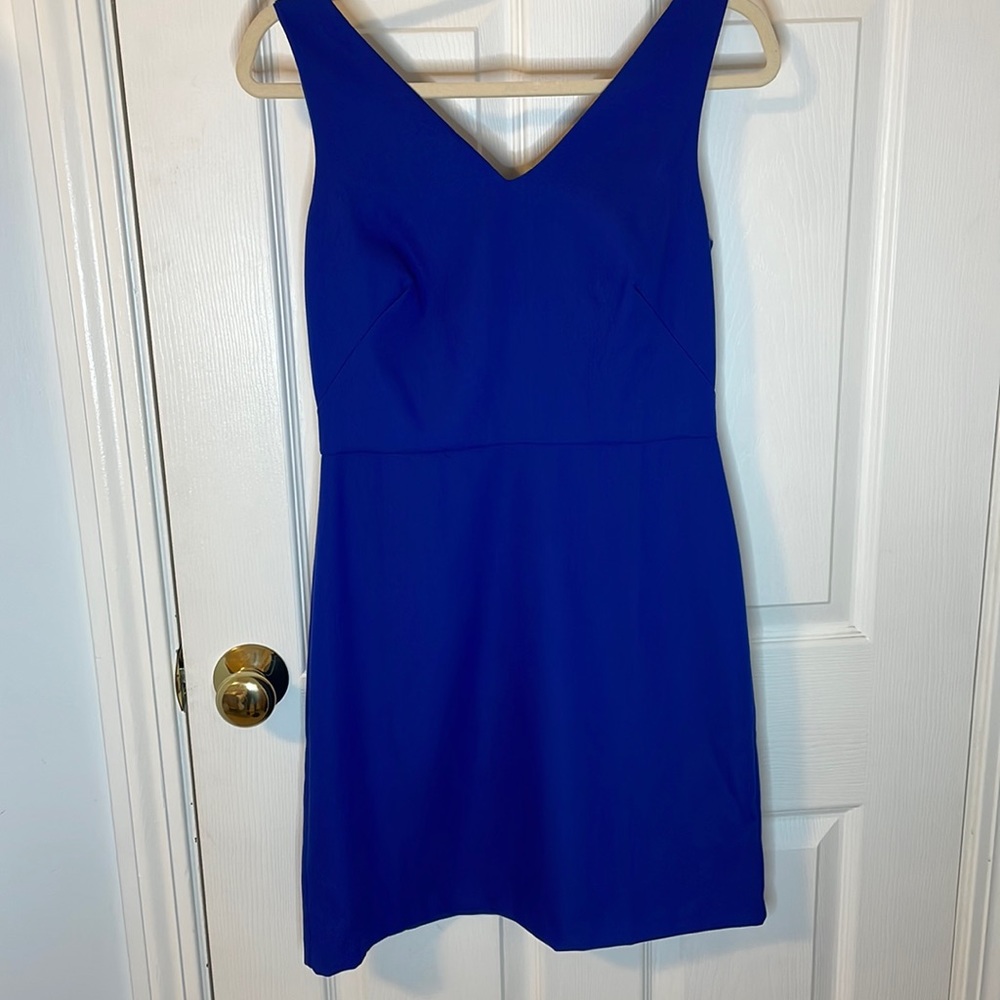 Ann Taylor loft size 0 blue A-line dress